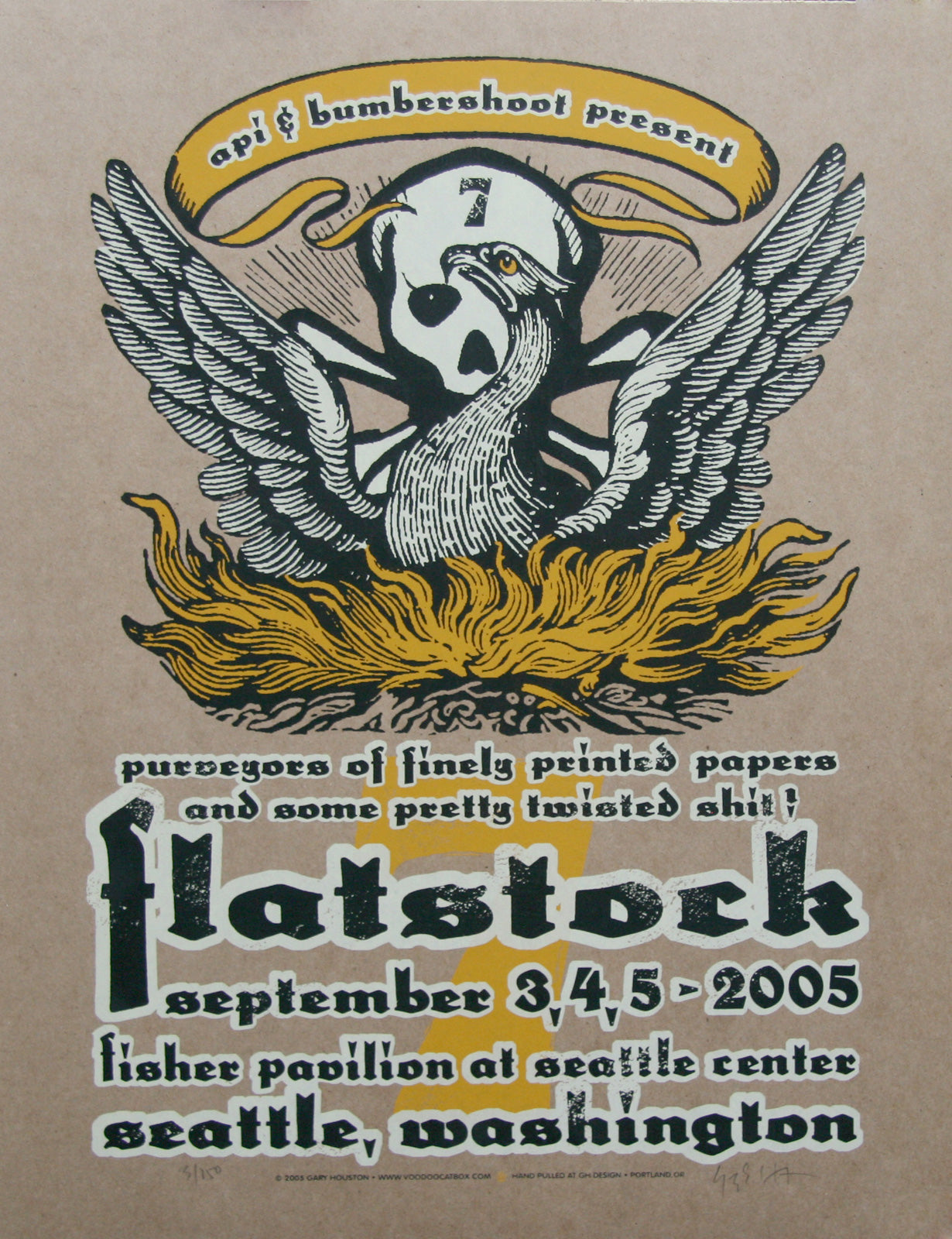 Flatstock 7 • Skull n' Bird
