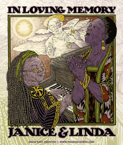 Janice & Linda Tribute • Sticker