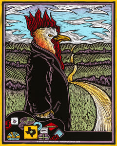 Texas Rooster • Sticker